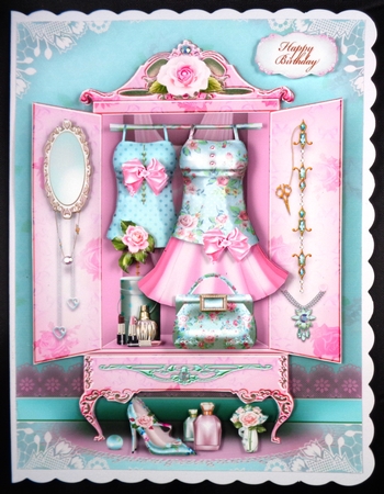 Shabby Chic Fashion Wardrobe Mini Kit by Linda Short