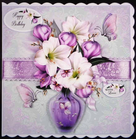 Lilies & Vase Mini Kit by Linda Short