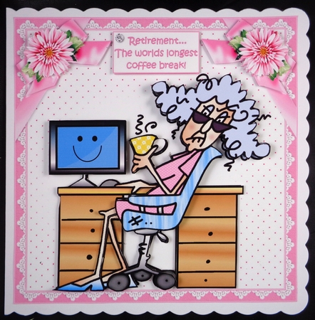 8x8 Stella about retirement mini kit by Linda Short