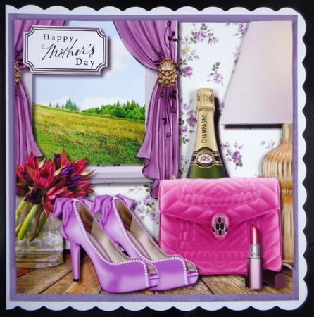 Birthday or Mothers Day topper by Linda Short
