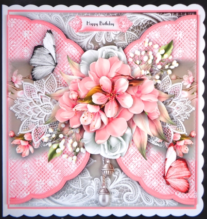 Flora And Lace Cherry Blossom by Linda Short