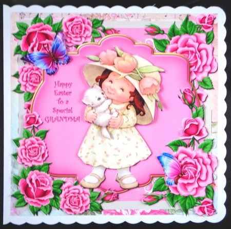 Pink Roses Birthday 10 by Linda Short