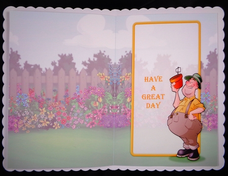 Gardener Dude Yellow Insert by Linda Short