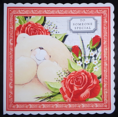 Forever friends with roses for Birthday, Mothers Day, Get well by Linda Short