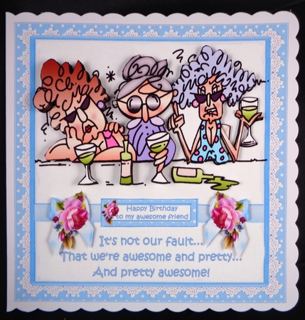 8x8 Stella and her friends are pretty awesome mini kit by Linda Short
