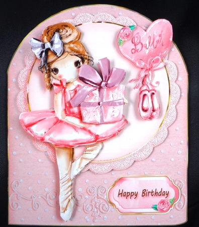 Ballerina Full-Card Mini Kit-1 by Linda Short