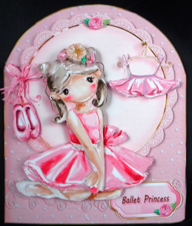 Ballerina Full-Card Mini Kit-4 by Linda Short
