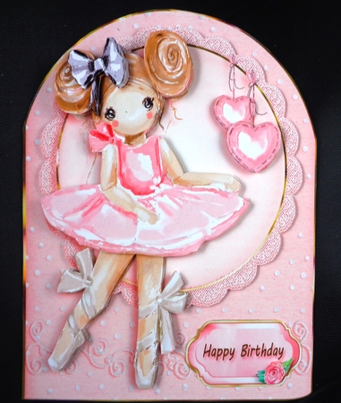 Ballerina Full-Card Mini Kit-5 by Linda Short