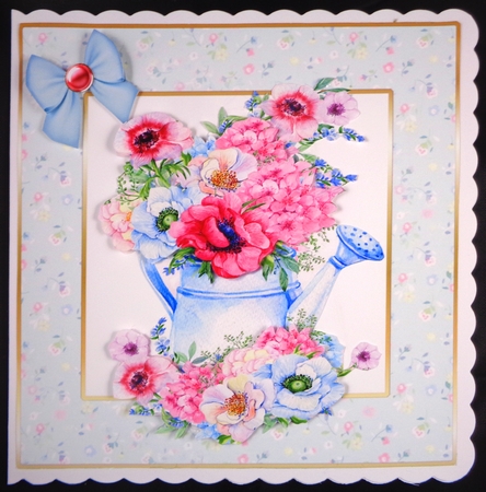 Shabby Floral Frames by Linda Short