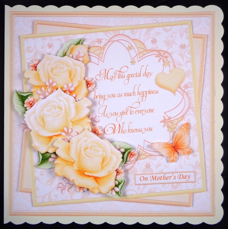 SAY IT WITH ROSES & VERSES 7.5 Decoupage Bumper Kit by Linda Short