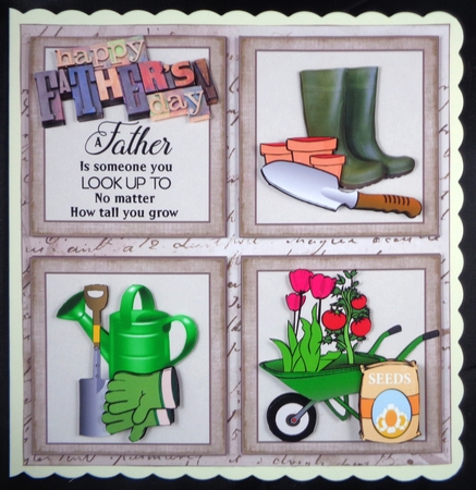 8x8 a special father gardening mini kit by Linda Short