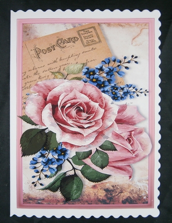 Vintage Roses Money/Gift/Voucher Wallet/Pocket or Envelope by Linda Short