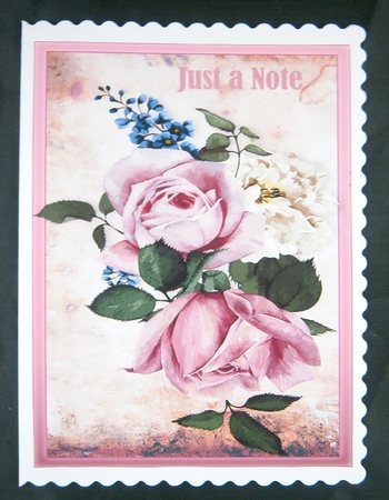 Vintage Roses Money/Gift/Voucher Wallet/Pocket or Envelope by Linda Short