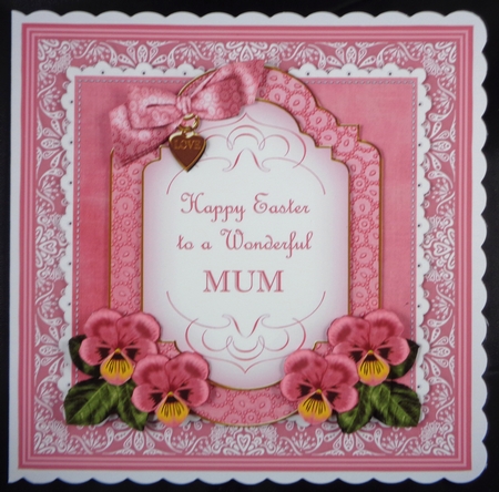 Sugar Plum Damask 1 JPEG by Linda Short