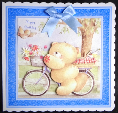 Forever Friends 2 8x8 Quick Card by Linda Short