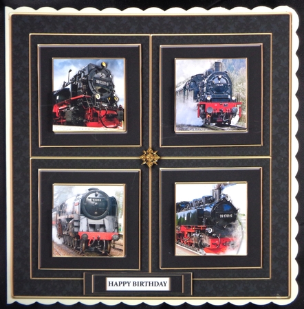 Steam Train Birthday/Fathers Day Topper by Linda Short