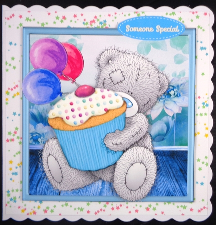 Tattiy  Teddies Cup Cake  by Linda Short
