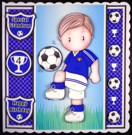 Football Andy 2 Blue Mini Kit With Ages 3 to 7 yrs by Linda Short