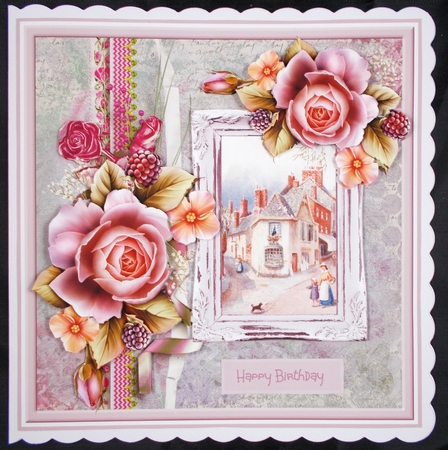Barnstaple and roses by Linda Short