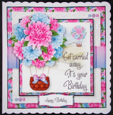 Up Up and Away Floral 4 by Linda Short