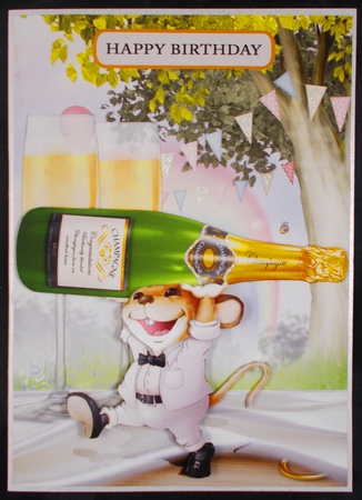Mr Champagne Mouse by Linda Short