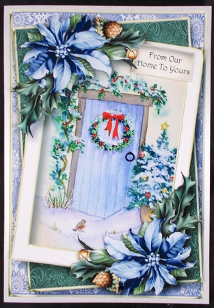 Framed Christmas - The Christmas Wreath by Linda Short
