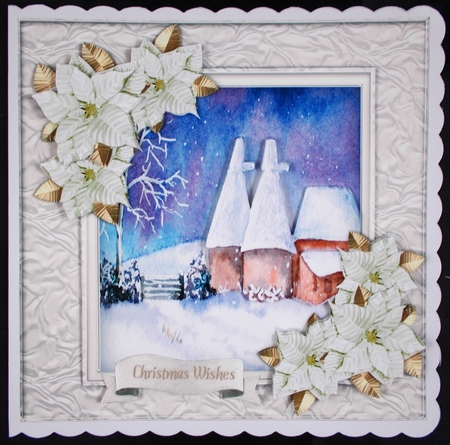 Oast House  In the Snow  by Linda Short
