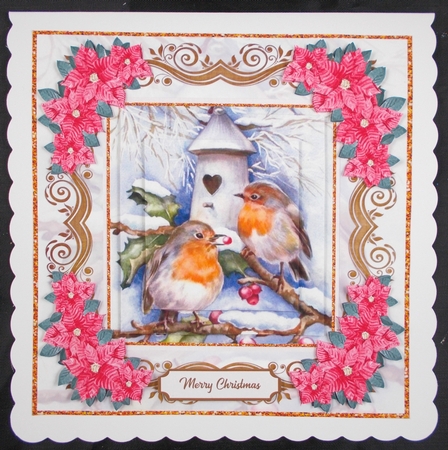 Christmas Vintage 12 x Toppers kit 2 by Linda Short