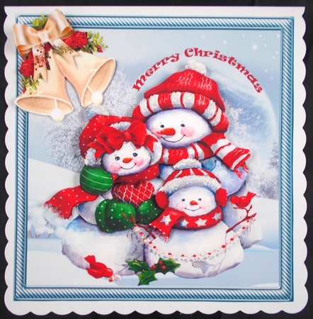 Christmas Snowman Family by Linda Short