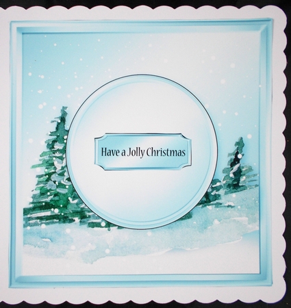 Jolly Snowman Insert by Linda Short