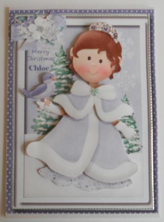 Lovely Christmas Snow Princess 1 by Linda Short