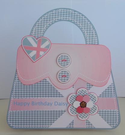 British Handbag Birthday Card Mini Kit by Linda Short