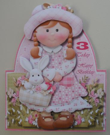 Lovely Over the Edge Pigtails Girl  by Linda Short