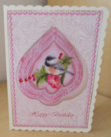 Dangle Front Birthday Birds by Linda Short