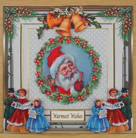 Warmest Wishes Vintage 8x8ins Mini Kit by Linda Short