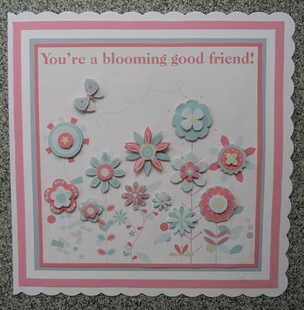 You're a Blooming Good Friend Floral Topper & Decoupage by Linda Short