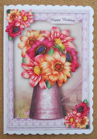 Gorgeous Dahlias Water Jug by Linda Short