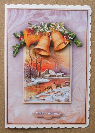 Christmas Sunset Quick Card by Linda Short