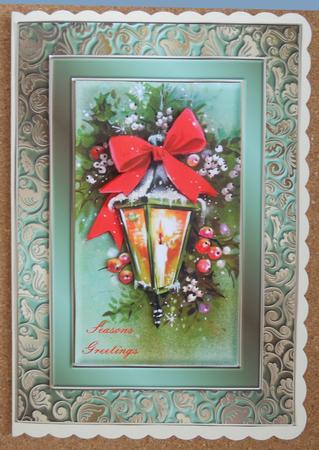 Festive Lantern Quick Card by Linda Short