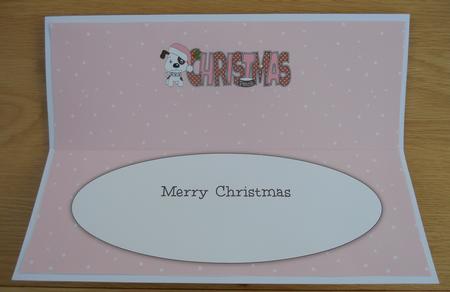 Patch the Dog Christmas Large Dl 2 Insert by Linda Short
