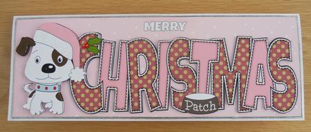 Patch the Dog Christmas Large Dl 2 by Linda Short