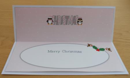 Christmas Fairies Christmas Large Dl Insert by Linda Short