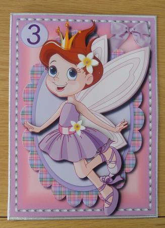 Lovely Birthday Fairy in Lilac  by Linda Short