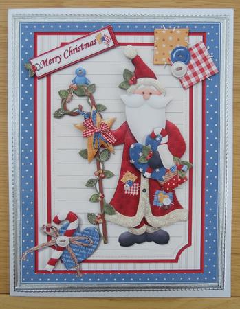 Quilters Patchwork Santa by Linda Short