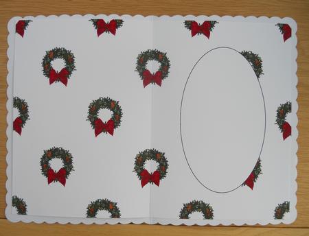 Christmas Evergreen Wreath Insert by Linda Short
