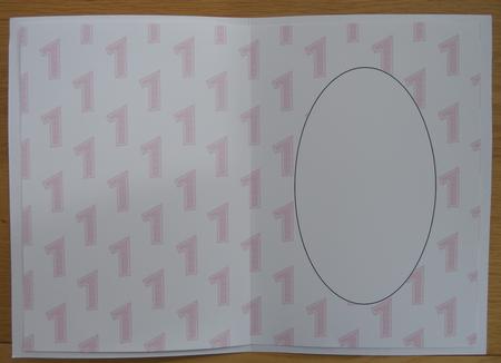 Baby Girl Birthday One Insert by Linda Short