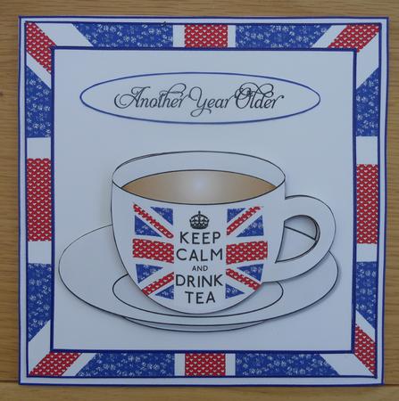 Keep Calm and Drink Tea Topper by Linda Short