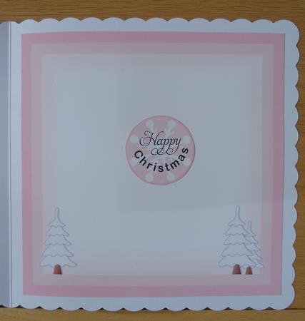 Bella with Candy Teddy Bear Christmas Insert by Linda Short
