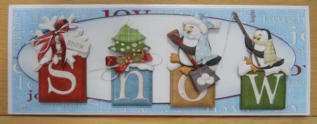 Snow Large Dl Mini Kit by Linda Short