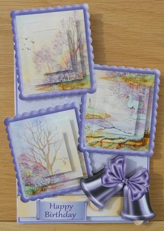 Picture Frames Mini-kit - Winter Lake by Linda Short